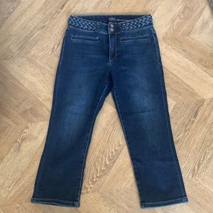 Soho New York and company high waist cropped leggings jeans size 8 NWT